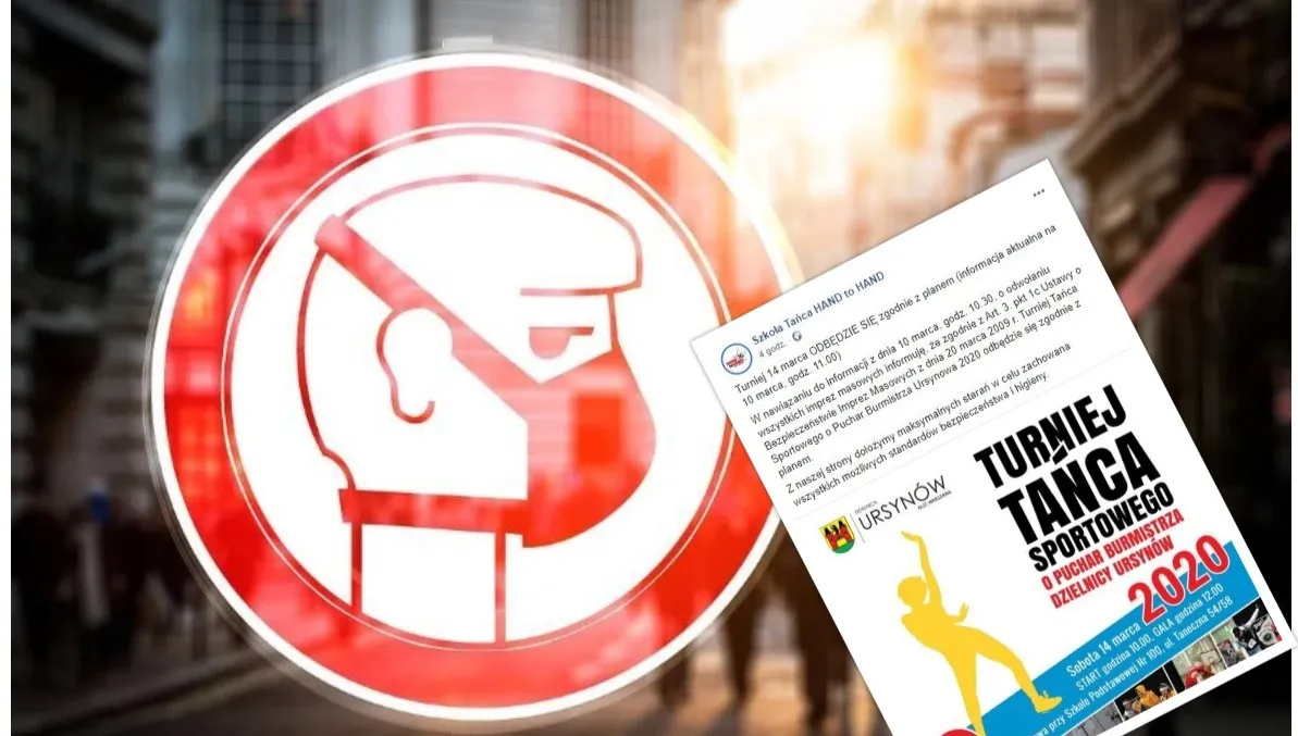 Burmistrz Ursynowa nie przejmuje się koronawirusem? Nie odwoła turnieju dla dzieci