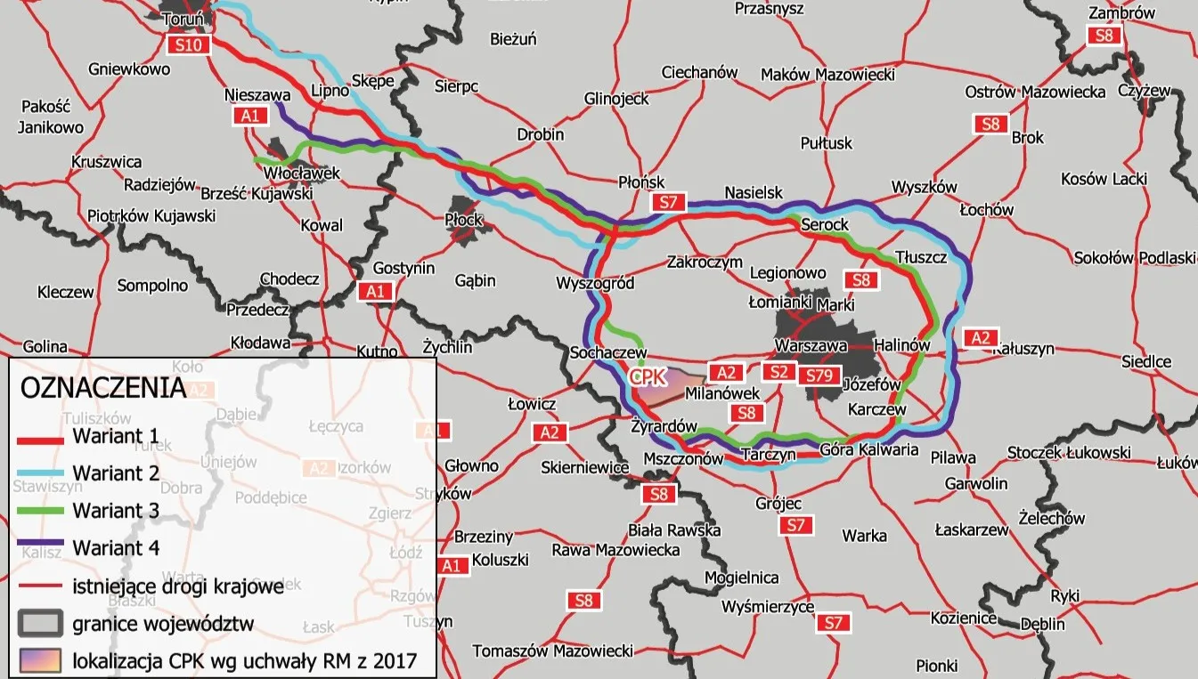 Poszerzą A2 między Warszawą a Łodzią