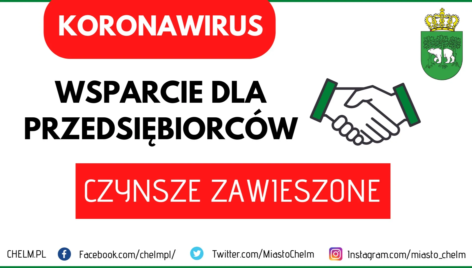  Chełm zawiesza opłaty czynszowe dla przedsiębiorców