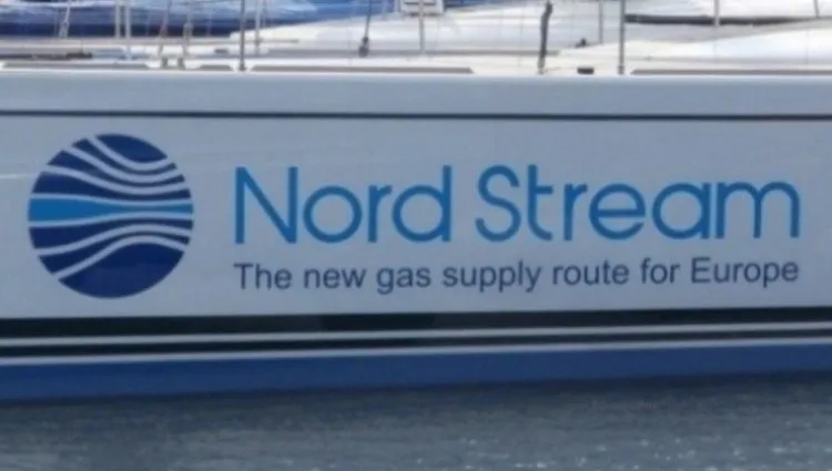 Statek budowniczy Nord Stream 2 w La Manche 