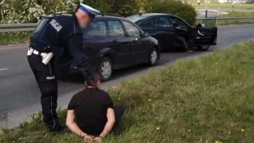 Policyjny pościg ulicami Łodzi. Grupa SPEED schwytała poszukiwanego przestępcę