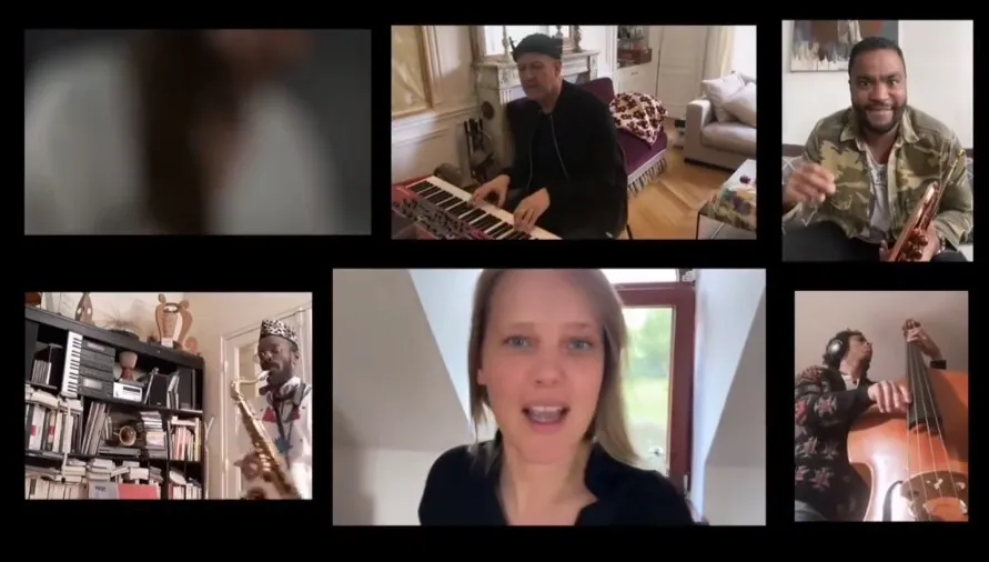 "Wersja kwarantannowa" jazzowego hitu. Joanna Kulig śpiewa dla fanów, ci - czekają na serial
