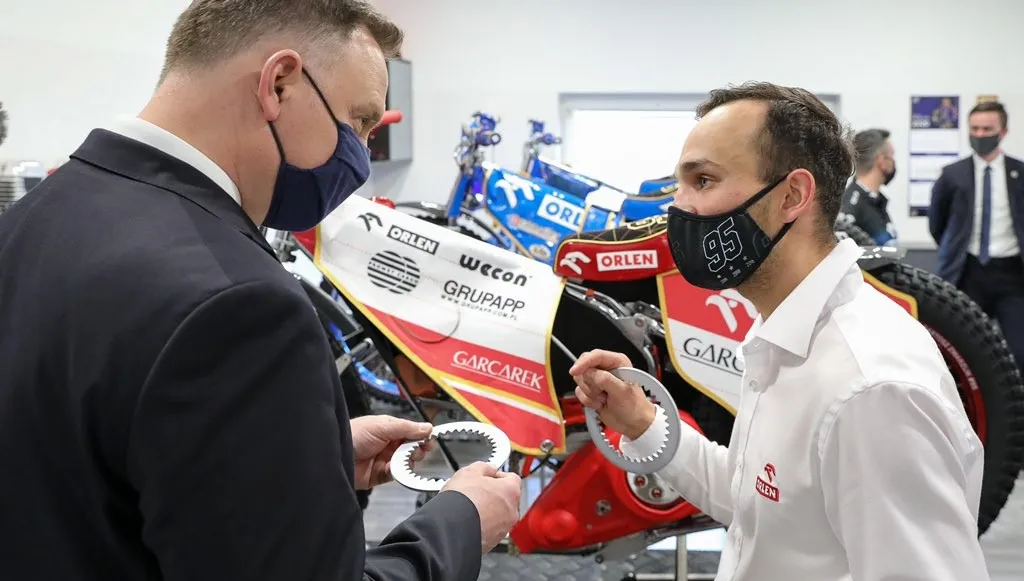 Prezydent odwiedził żużlowego mistrza świata