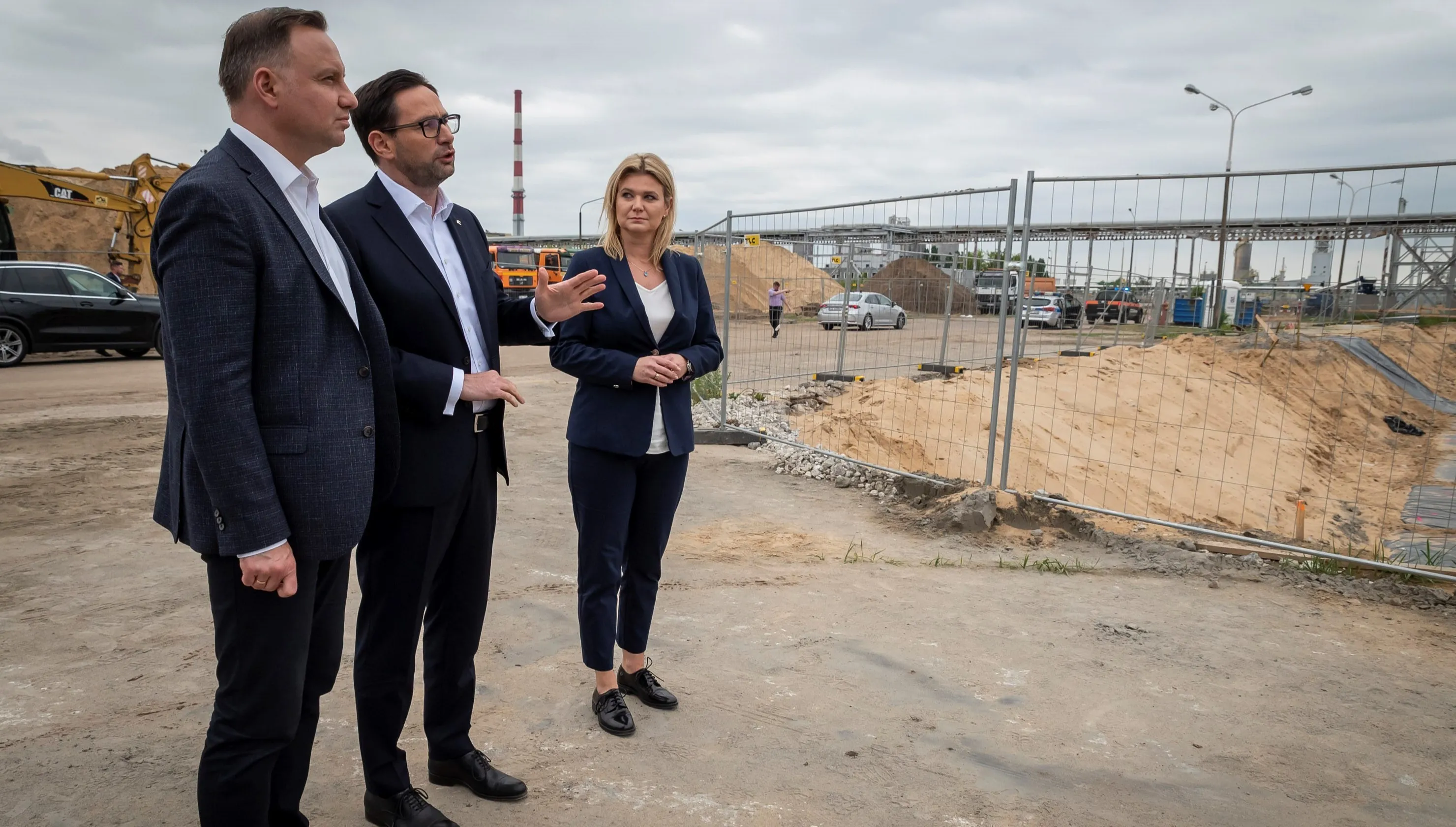 Prezydent z wizytą w chemicznej spółce Orlenu. Obajtek: „Prowadzimy potężne inwestycje”