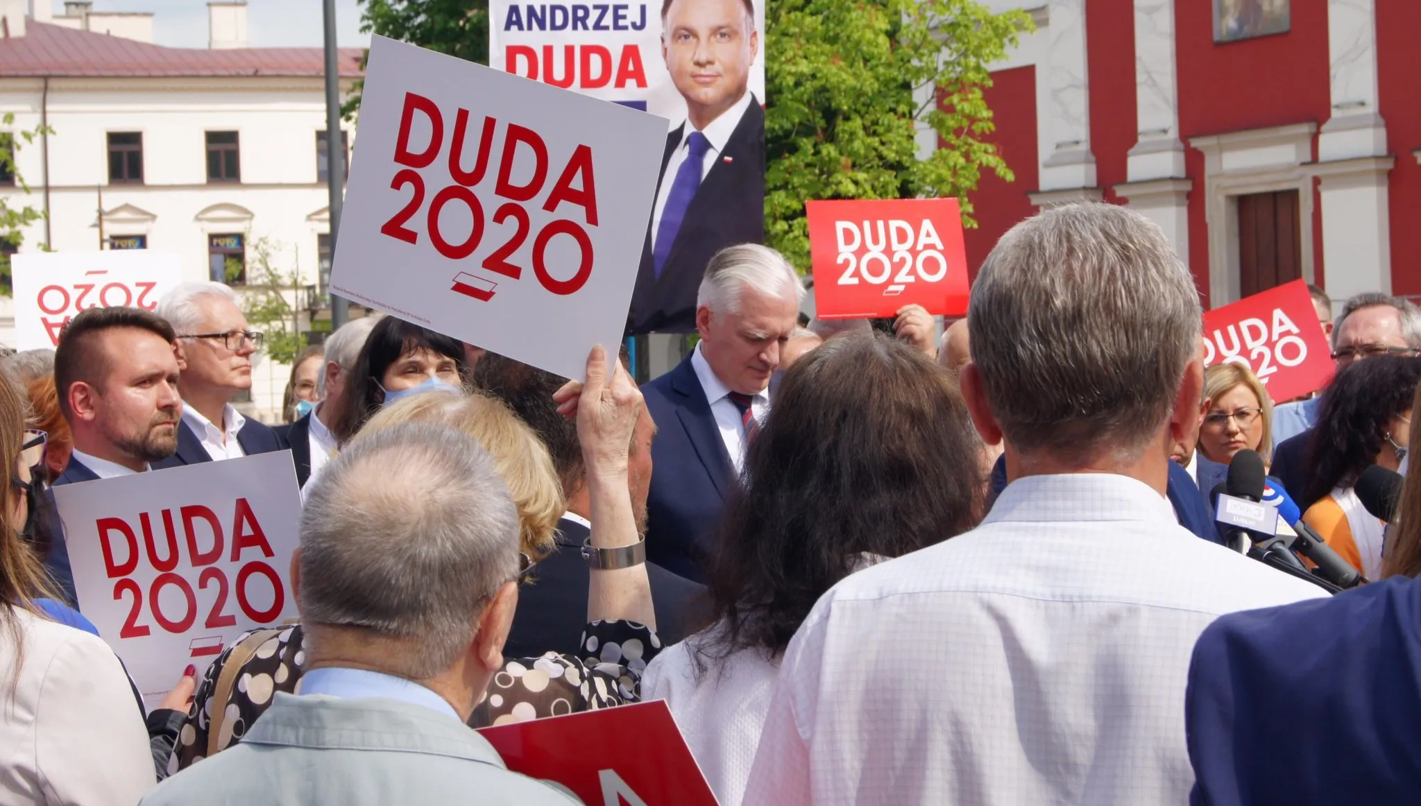 Gowin w Lublinie namawiał do głosowania na Dudę