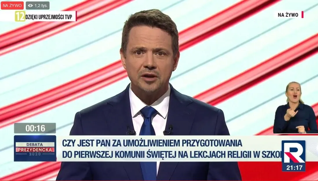 Padło pytanie o religię w szkolę. Atak Hołowni na Kościół, a Trzaskowski o... szczuciu na ludzi