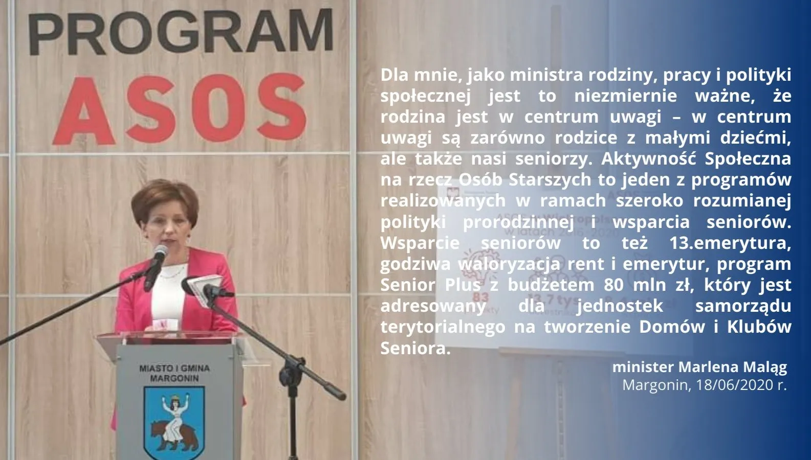 Minister rodziny w Wielkopolsce: rodzina w centrum uwagi