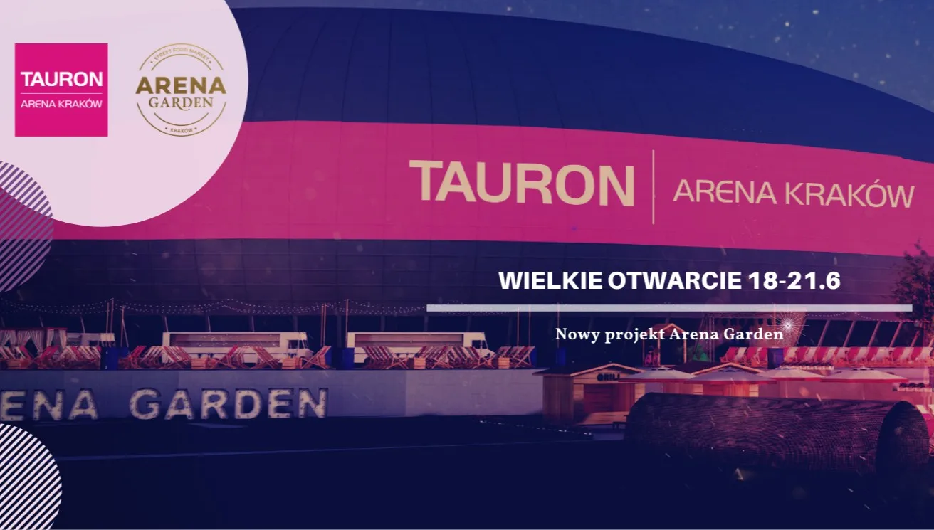 Przed Tauron Areną Kraków powstanie strefa gastronomiczna
