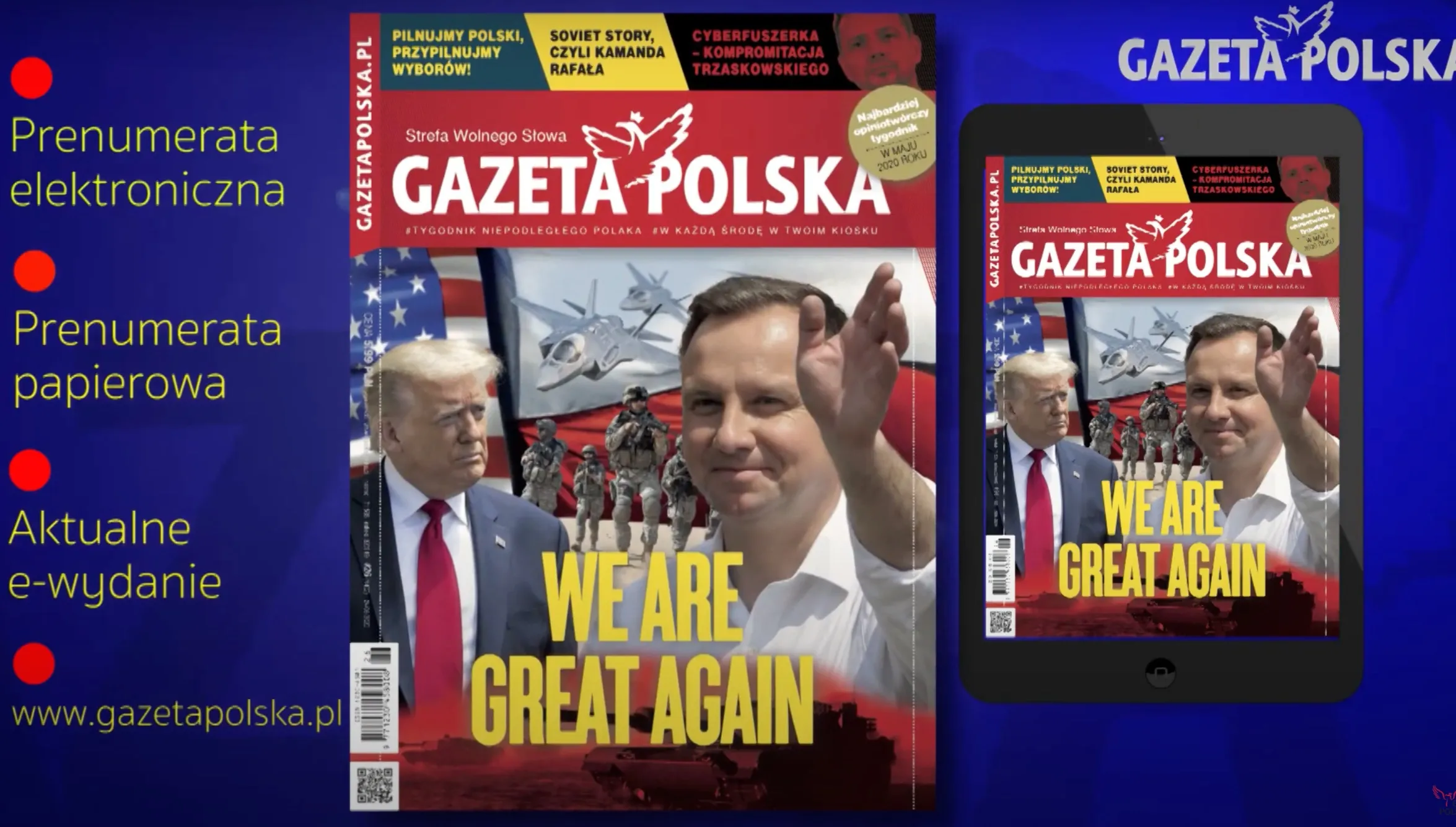 W najnowszym numerze „GP”: Tarcza Europy. Polska strategicznym partnerem Trumpa