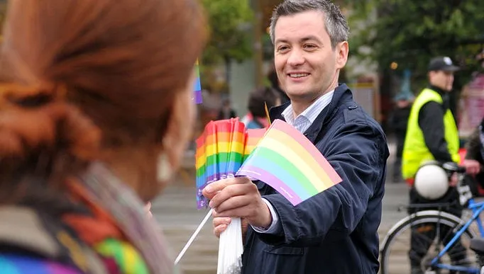 Biedroń w Elblągu. O aborcji i LGBT