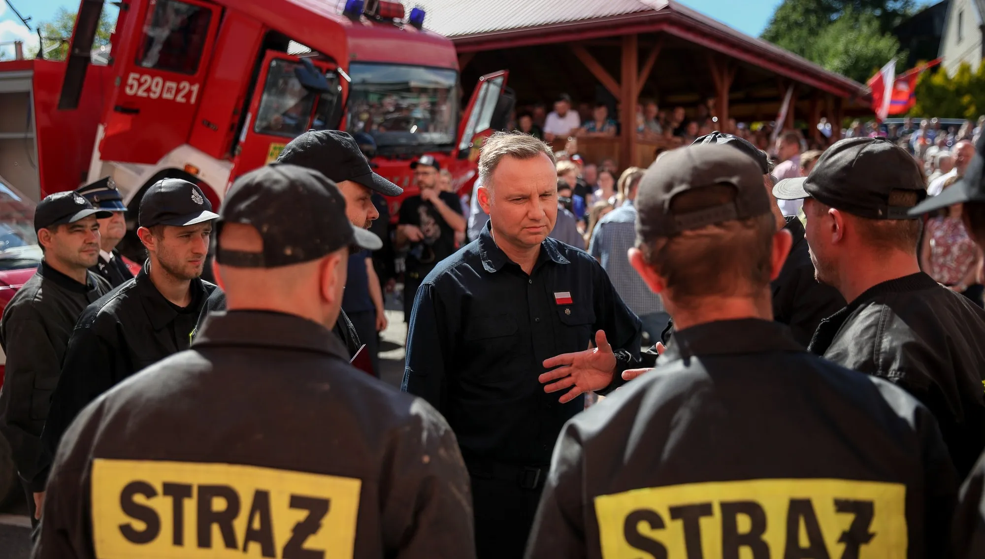 Nowy wóz dla strażaków od prezydenta