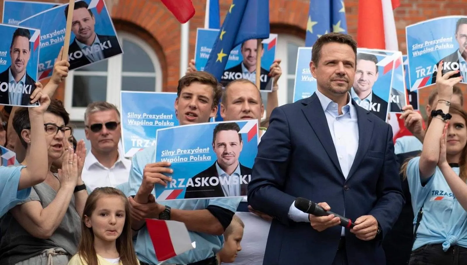 Trzaskowski w Szczecinku. Podchody pod wyborców Hołowni