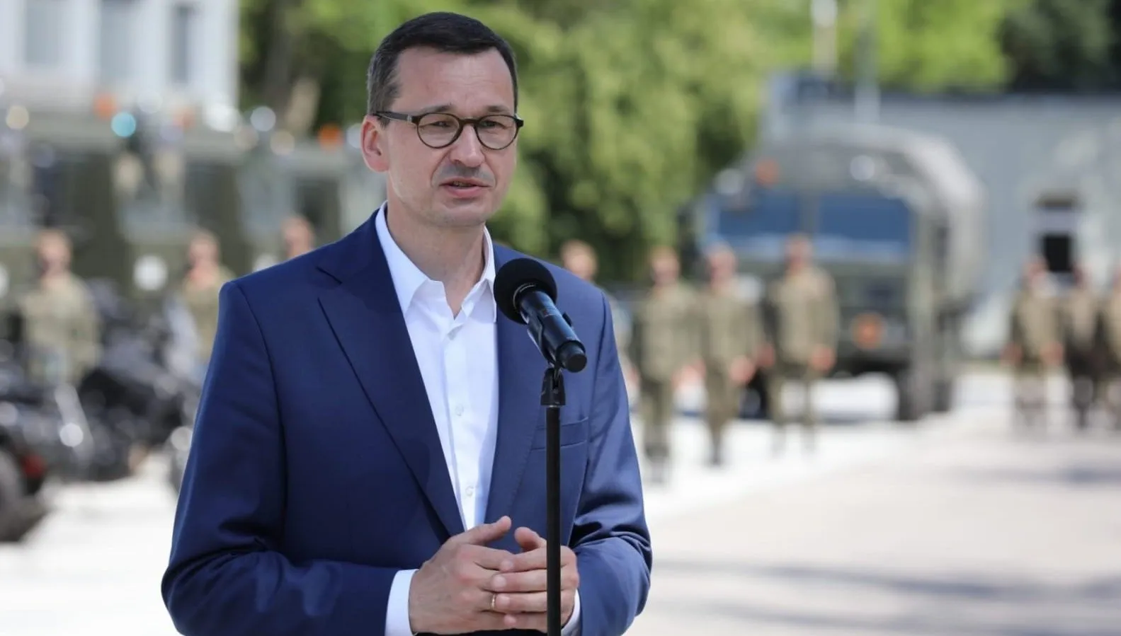 Premier z uznaniem o żołnierzach WOT