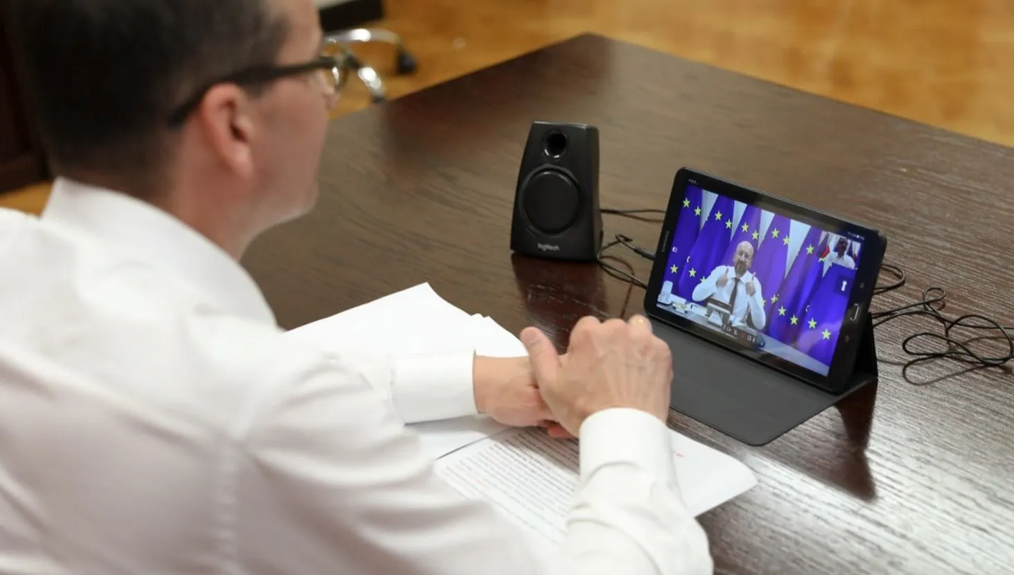 Telekonferencja ws. unijnego budżetu