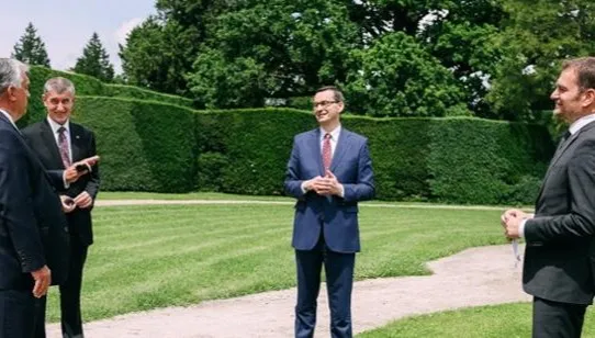 Spotkanie szefów rządów V4 w Warszawie