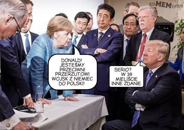 Trump do Merkel...