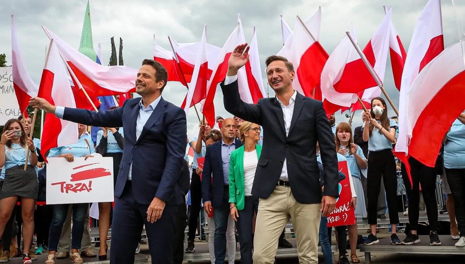 Trzaskowski w Szczecinie zarzucał prezydentowi Dudzie "ustawki"