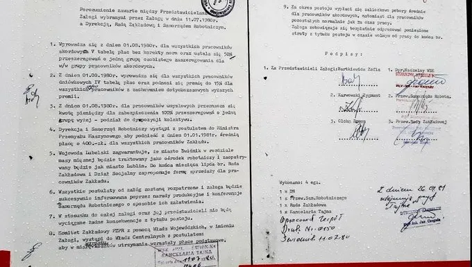 40. rocznica strajków w 1980 roku