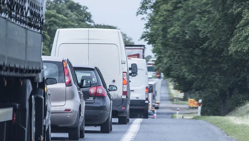 Tworzą się korki przed bramkami na A1
