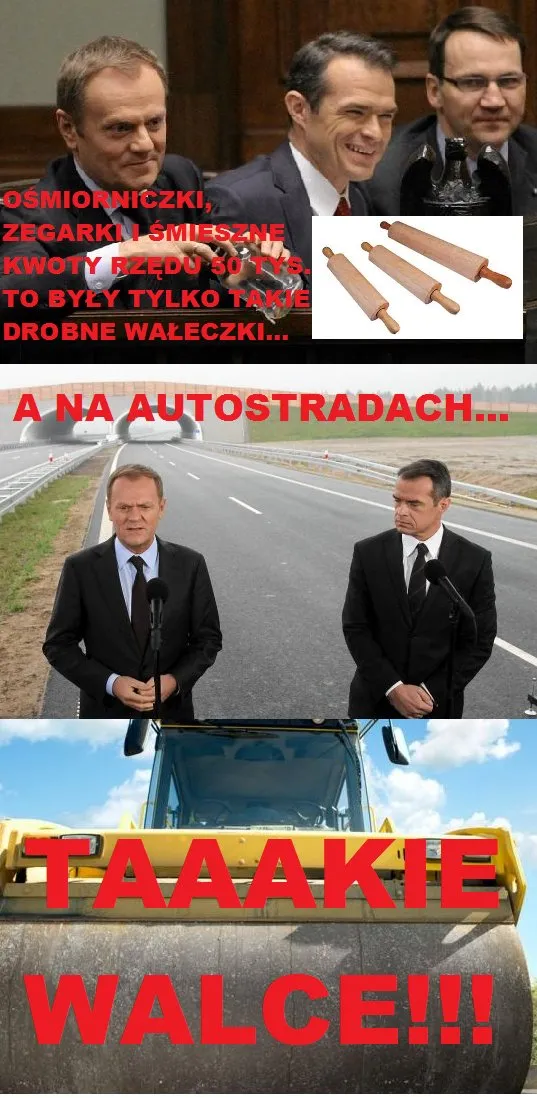 Małe wałeczki i duże walce!