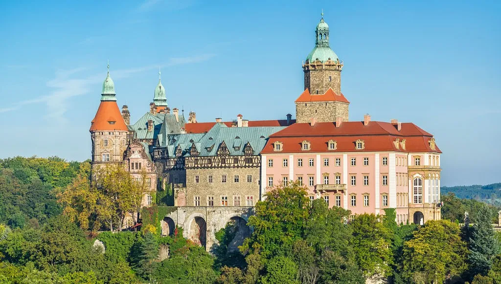 „Zamek Książ w technikolorze”