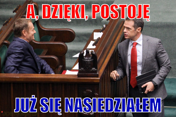 Dzięki, postoję