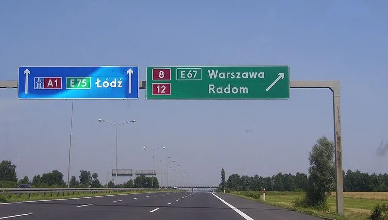 A1 w okolicach Łodzi już przejezdna