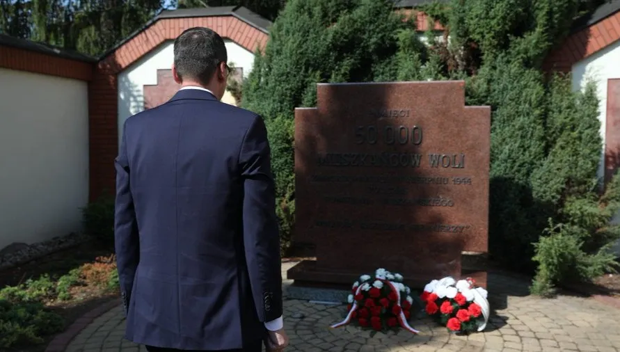 Premier Morawiecki uczcił pamięć ofiar Rzezi Woli