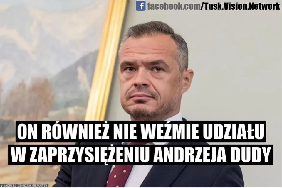 On również nie weźmie udziału
