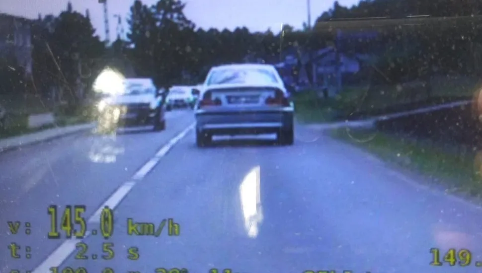 Pędził 145 km/h w obszarze zabudowanym