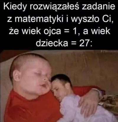 Zły wynik równania