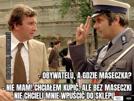 Gdzie maseczka?