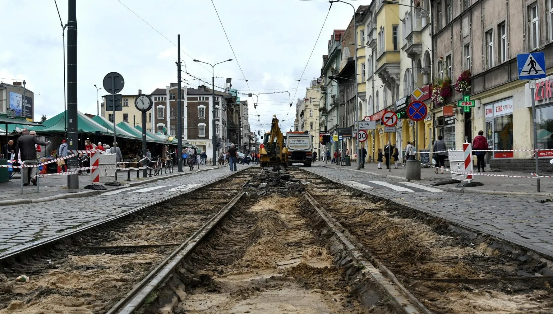 Utrudnienia na Jeżycach – ruszył remont na Dąbrowskiego