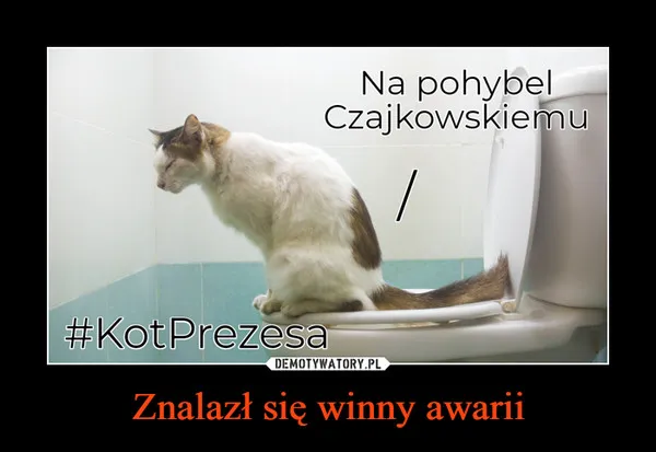 Znalazł się winny awarii