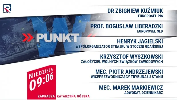 Specjalne wydanie programu "W punkt". Oglądaj już w niedzielę w TV Republika