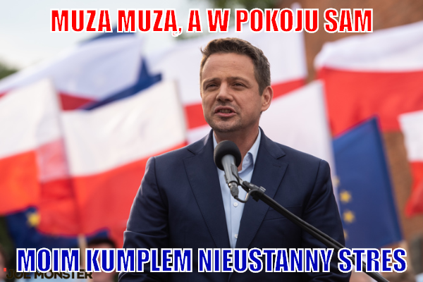 Rafał nie ma lekko...