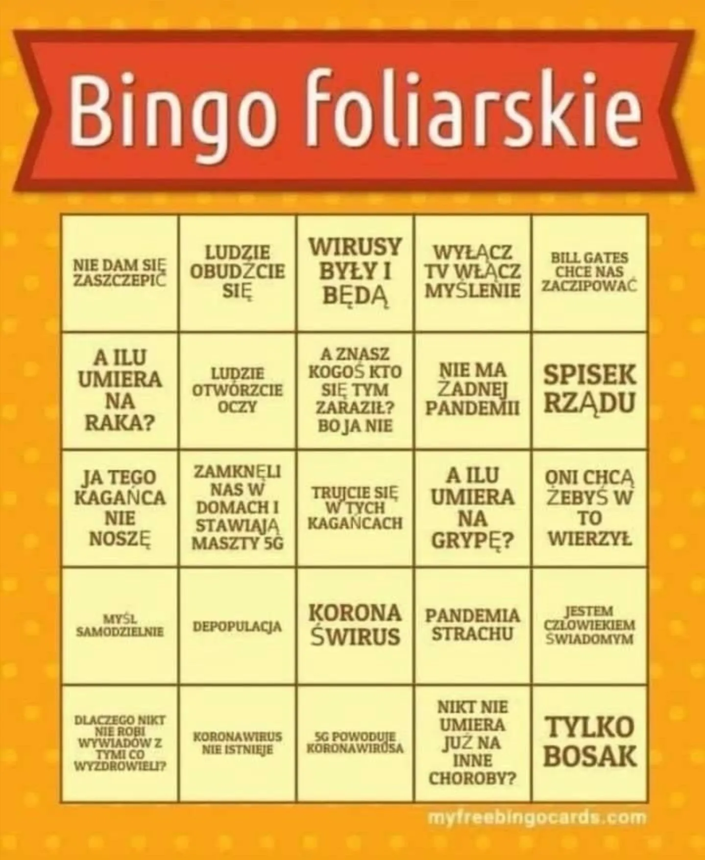 Bingo foliarskie