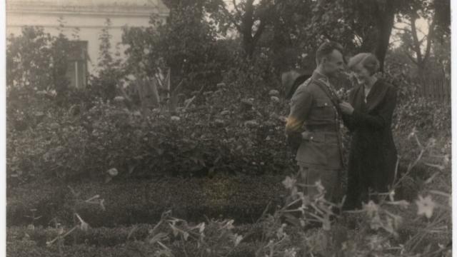 Rtm. Pilecki z żoną Marią 