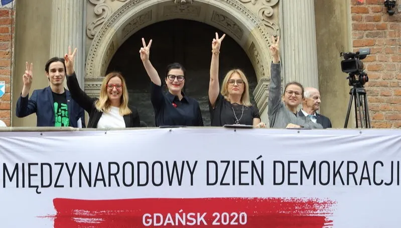 Adamowicz na Wiecu Demokracji... atakowała Jarosława Kaczyńskiego