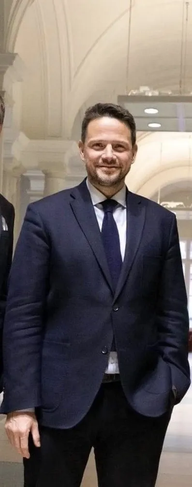 Niezwykle rzadkie zdjęcie Rafała Trzaskowskiego