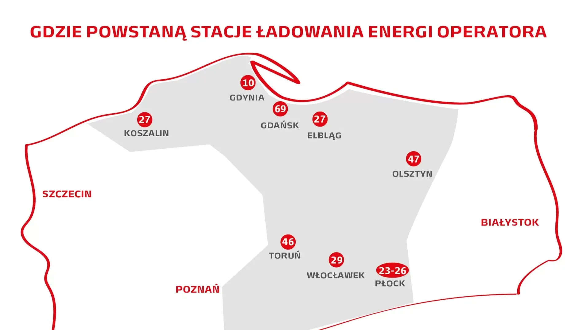280 nowych stacji ładowań "elektryków"