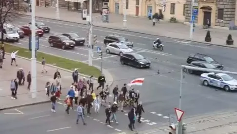 Kolejna niespokojna niedziela w Mińsku