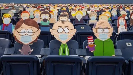 „Miasteczko South Park” znowu zaskakuje! Na stadionie... 1800 kartonowych bohaterów