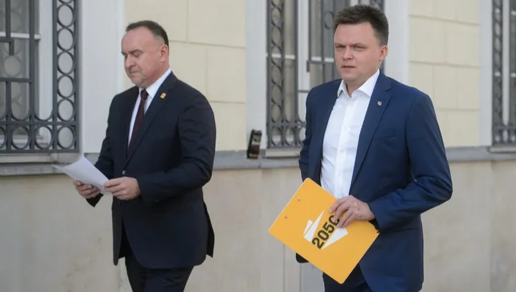Szymon Hołownia i Michał Kobosko