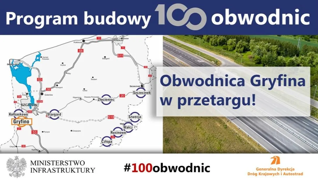 "Dotrzymujemy słowa". Coraz bliżej obwodnicy Gryfina