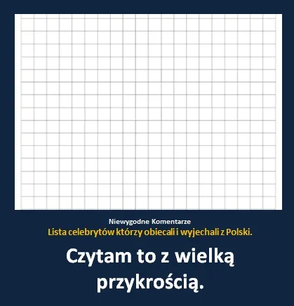 Celebryci obiecali