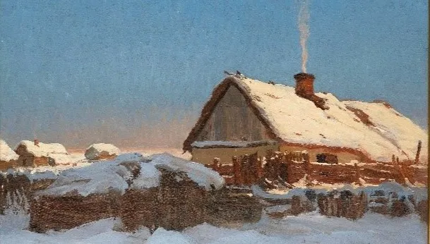 Obraz „Chata w śniegu” zwrócony Muzeum Narodowemu