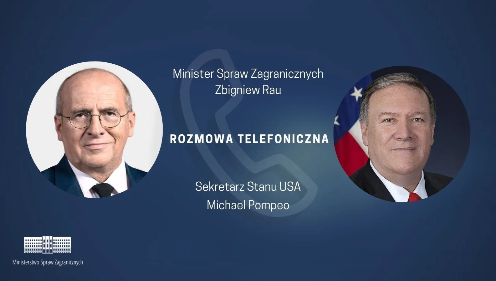 Szef MSZ rozmawiał z Pompeo