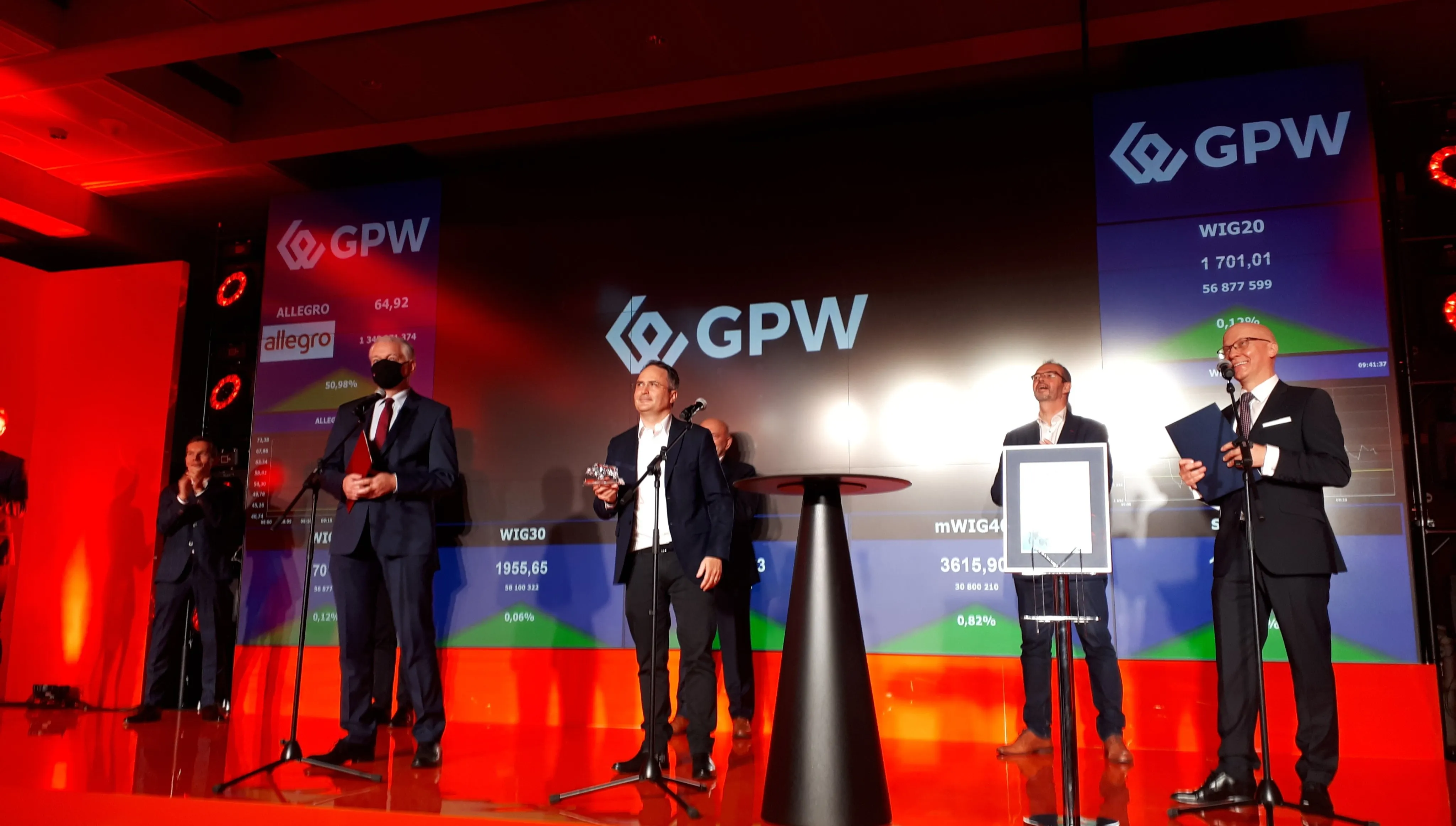 Imponujący debiut Allegro na polskiej giełdzie