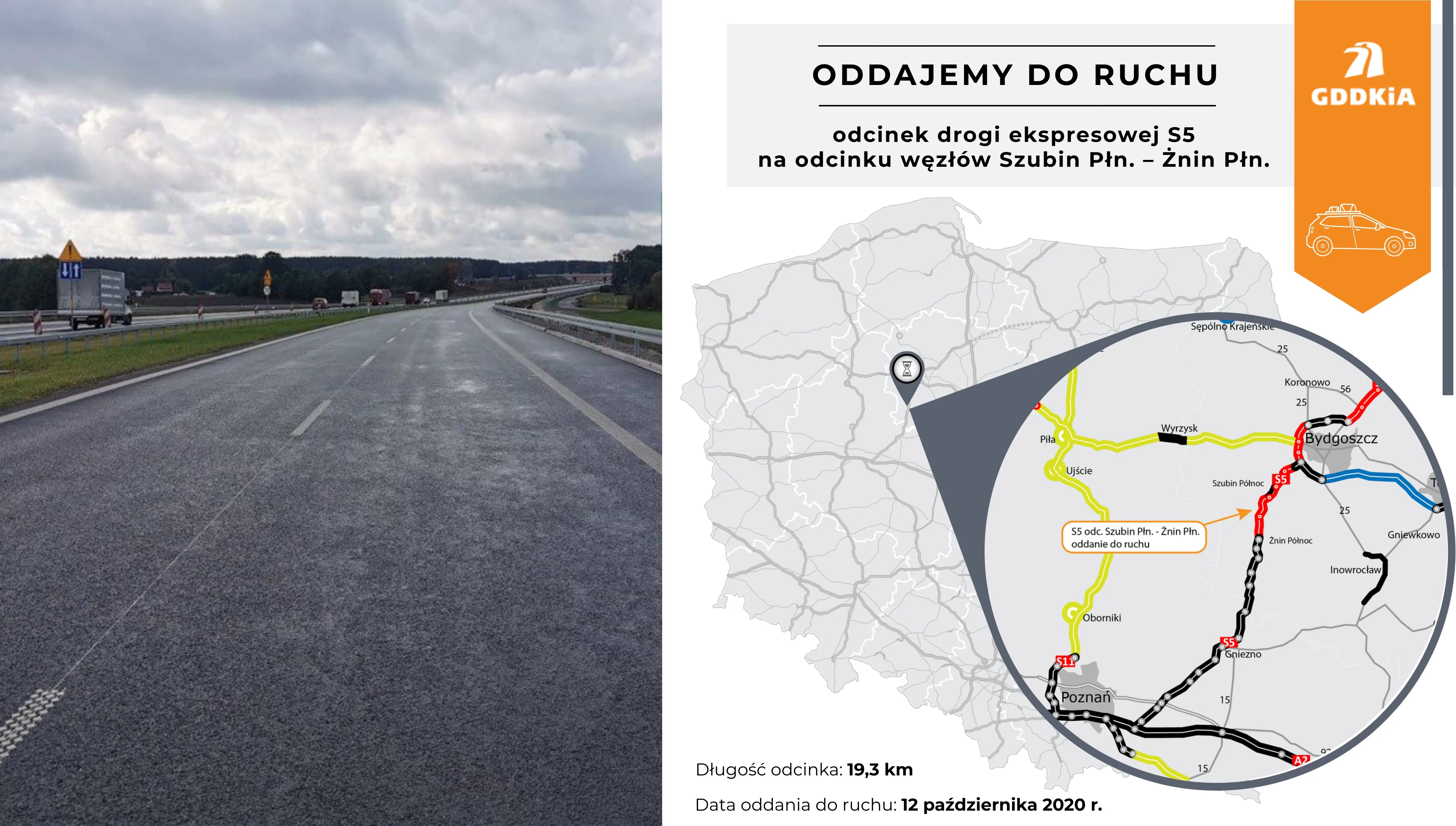 Z Szubina do Żnina już drogą ekspresową!